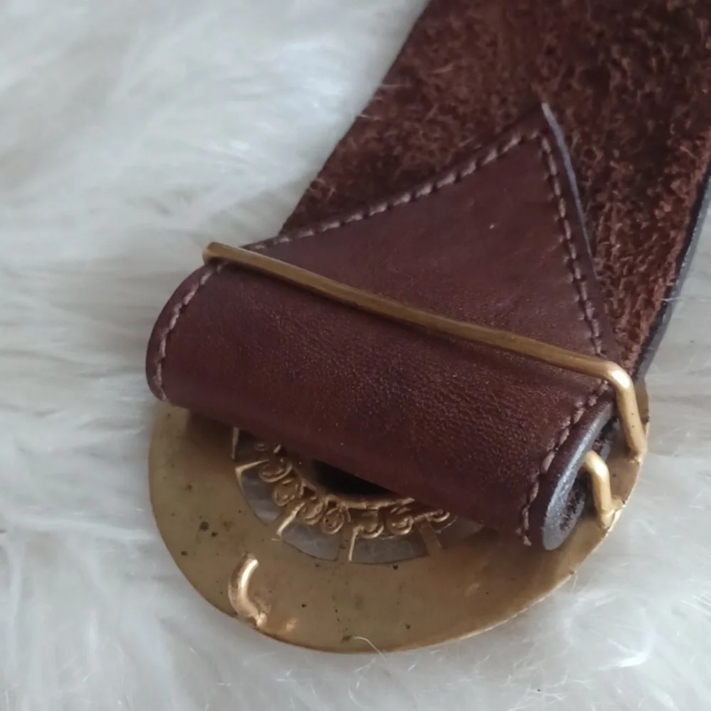 Brown Leather Belt
